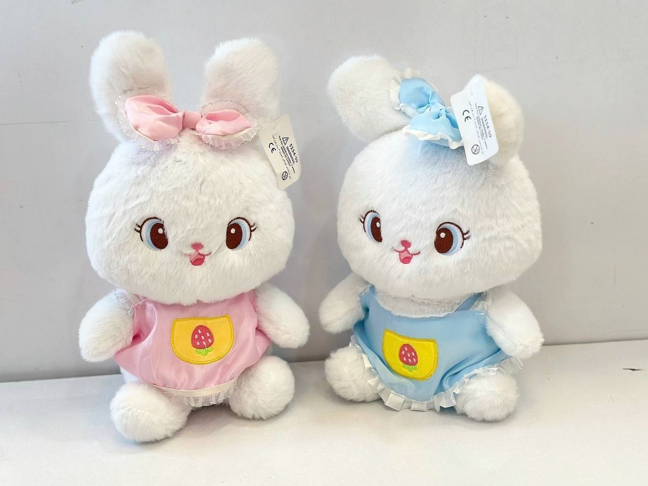 خرگوش لباس توت فرنگی 35سانتی